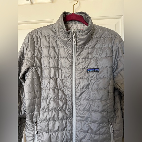 Patagonia Women’s Nano Puff Zip Jacket Size S Gray Lightweight - Picture 3 of 5